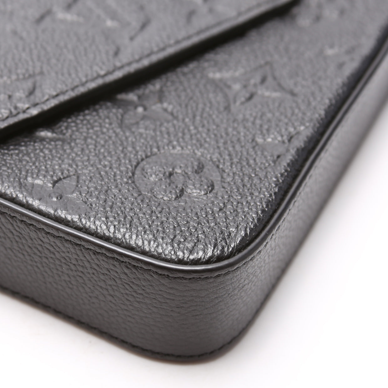 Pochette Felicie Empreinte Black