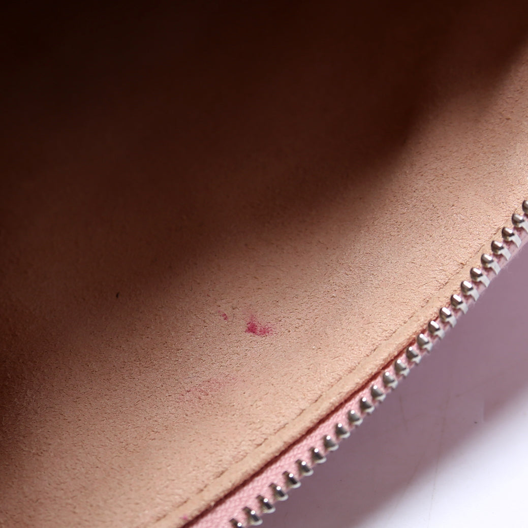 525541 GG Marmont Leather Heart Pouch Pink