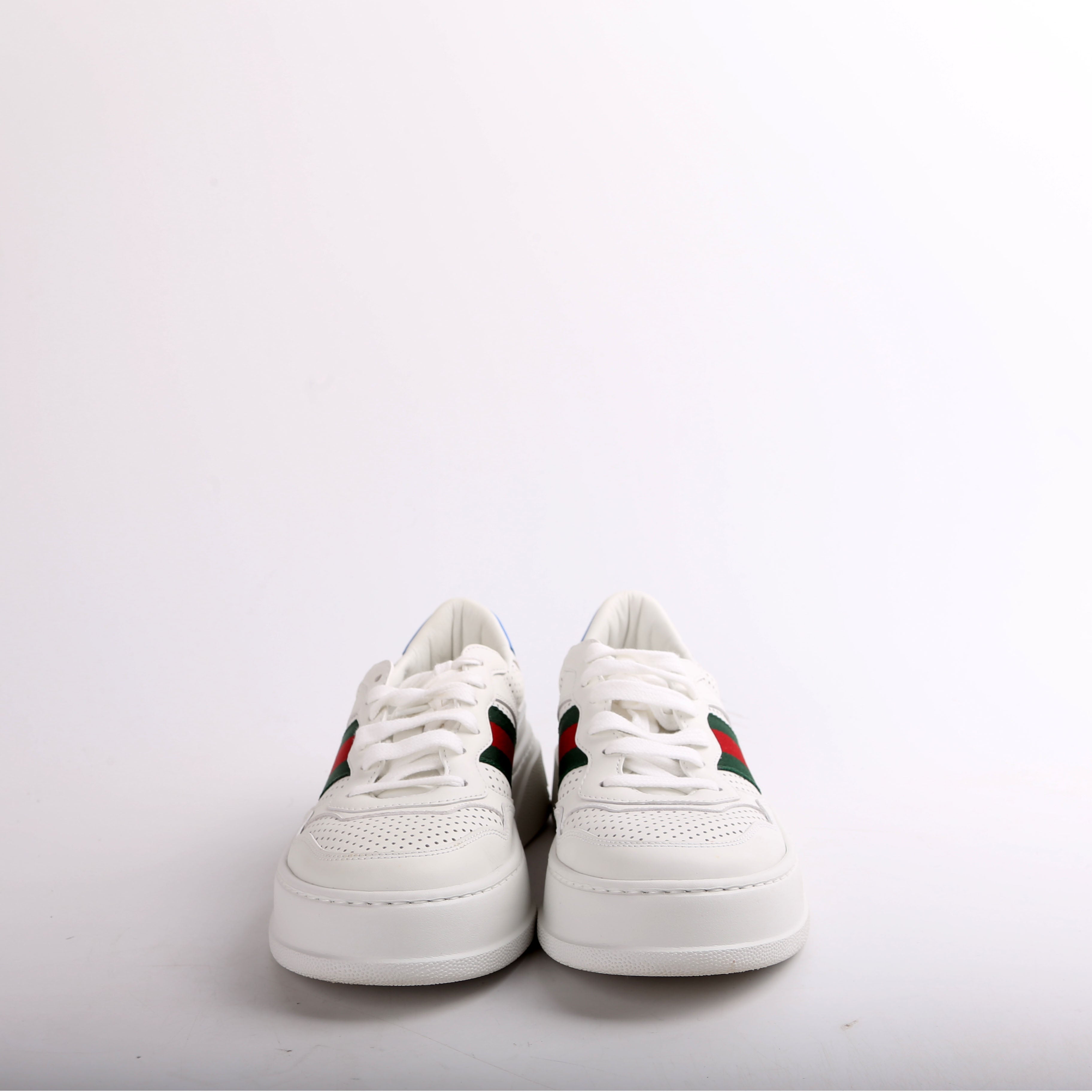 GG Web Chunky Leather Sneakers Size 37.5