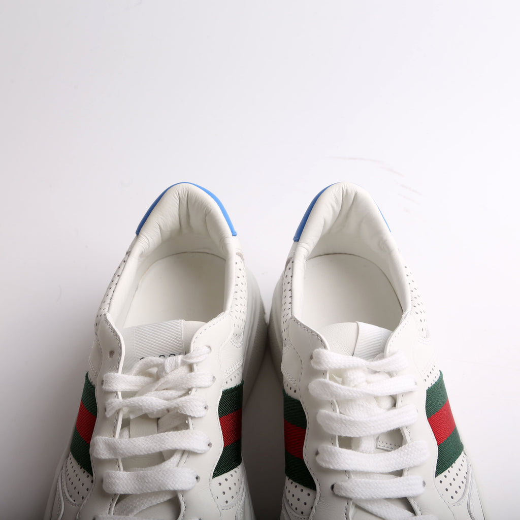 GG Web Chunky Leather Sneakers Size 37.5