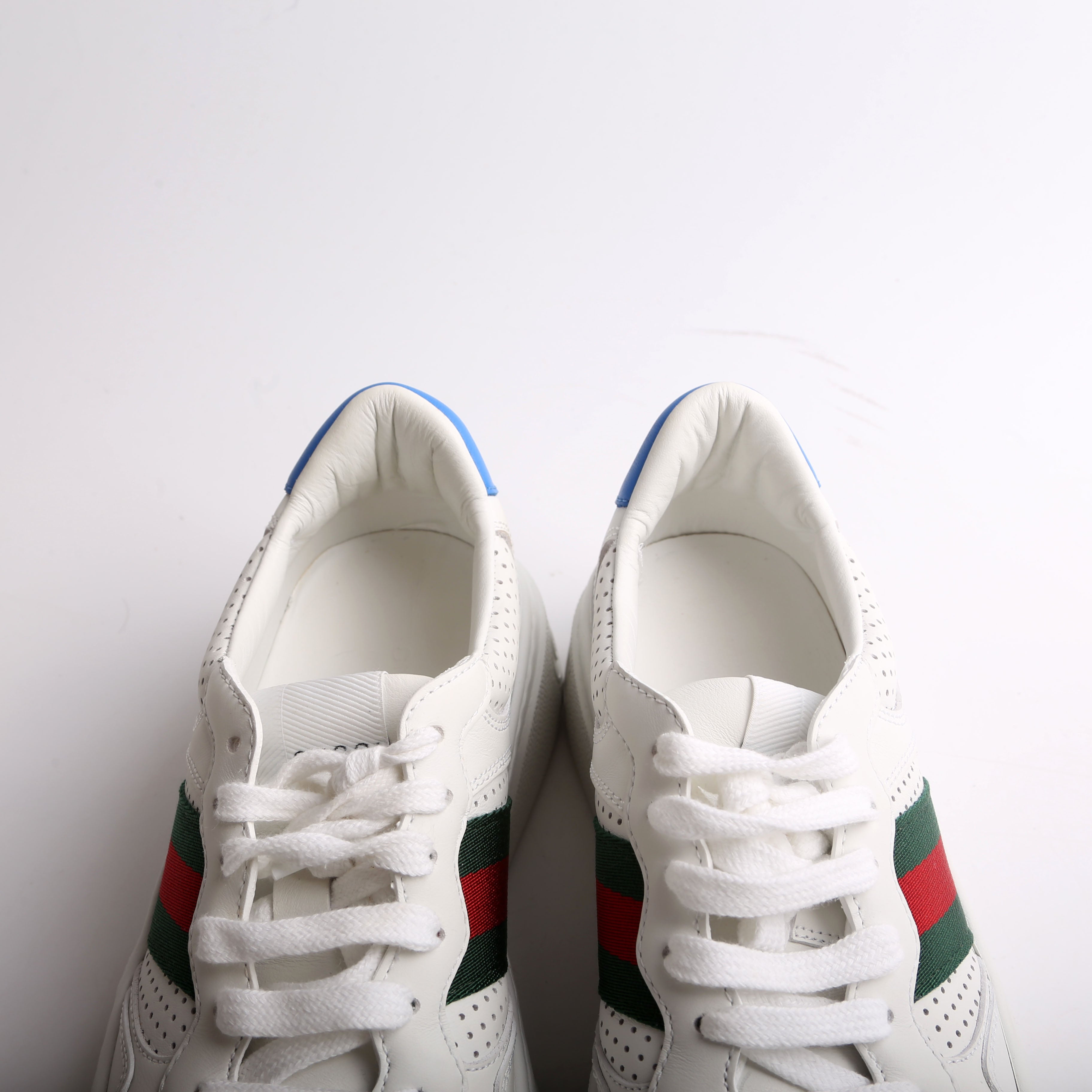 GG Web Chunky Leather Sneakers Size 37.5