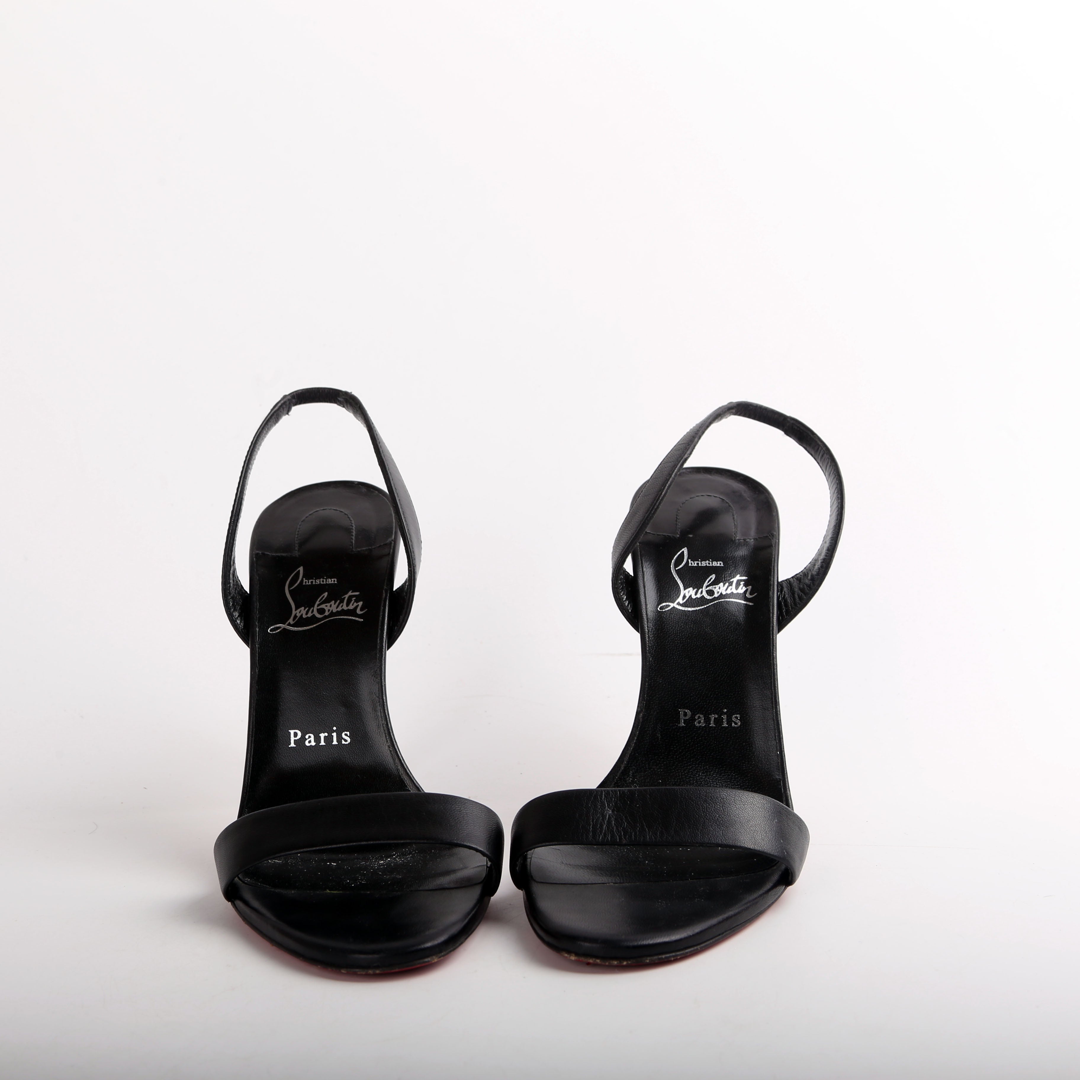 O Marilyn 85MM Leather Sandals Size 38
