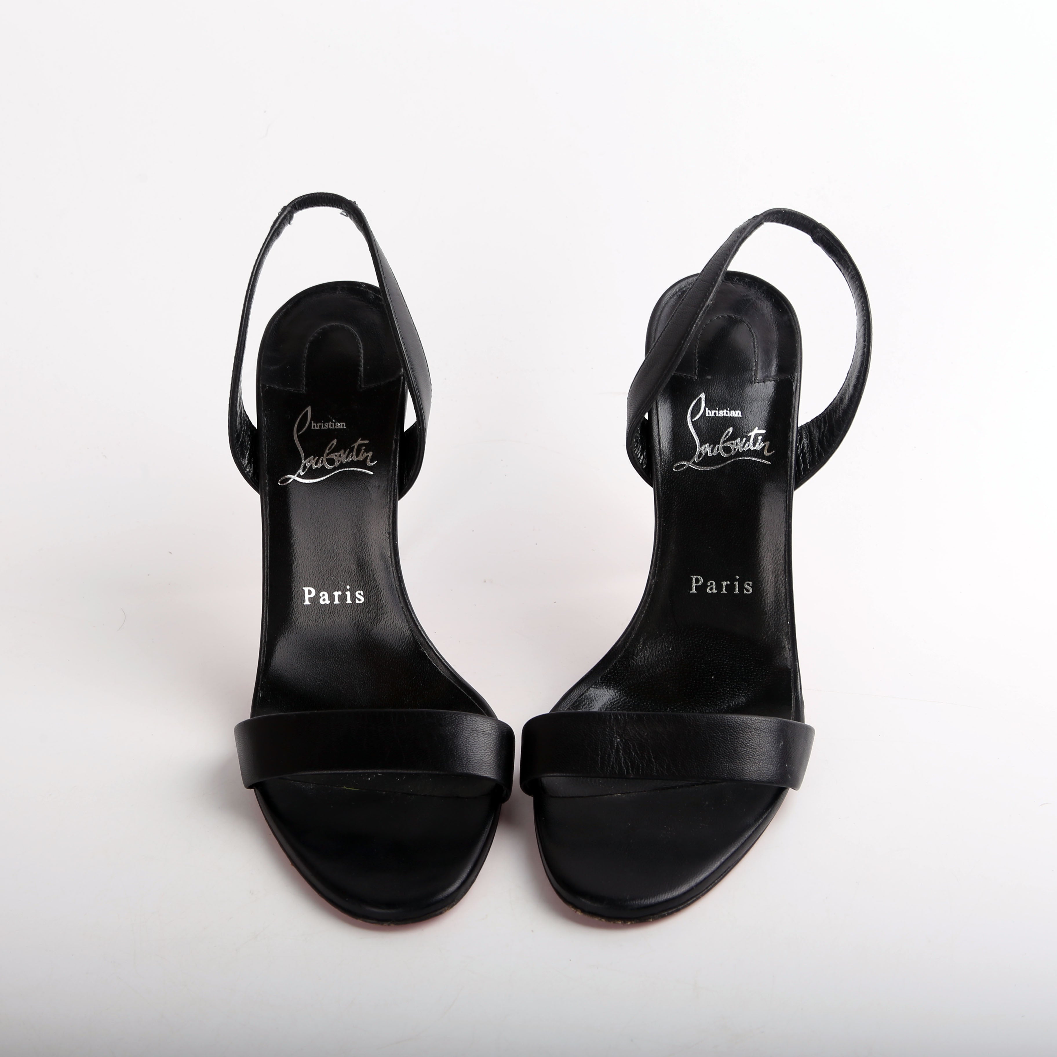 O Marilyn 85MM Leather Sandals Size 38