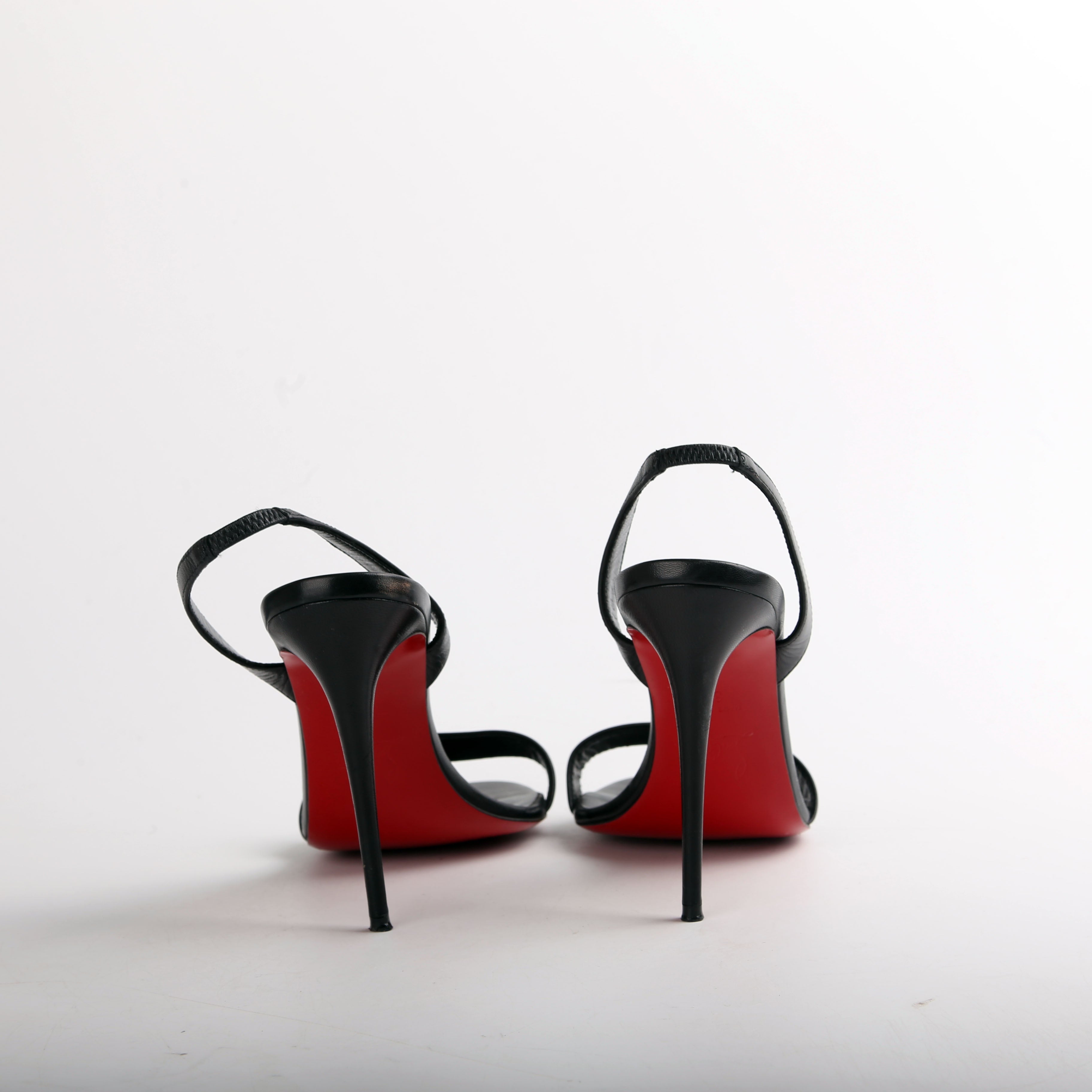 O Marilyn 85MM Leather Sandals Size 38