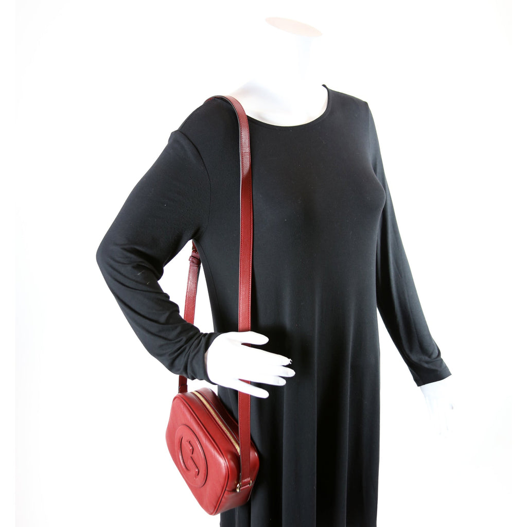742360 Blondie Small Shoulder Bag Red