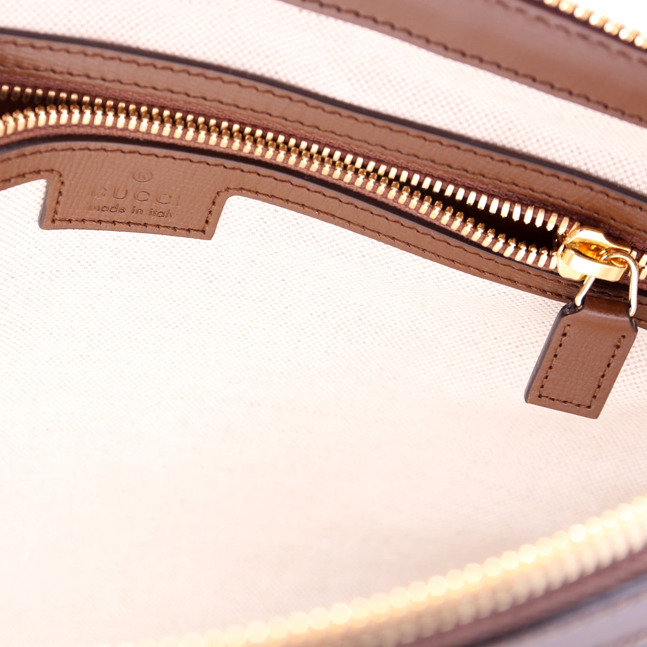 726833 GG Supreme Interlocking G Messenger Bag Brown