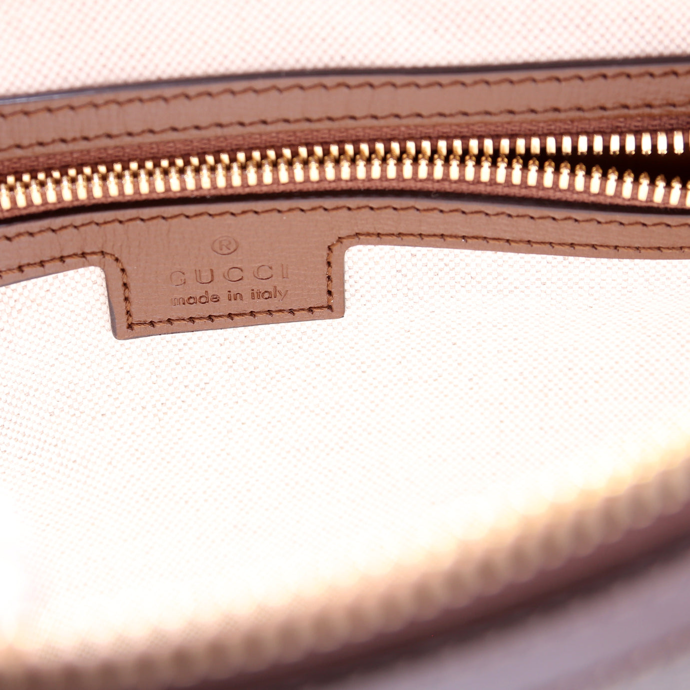 726833 GG Supreme Interlocking G Messenger Bag Brown