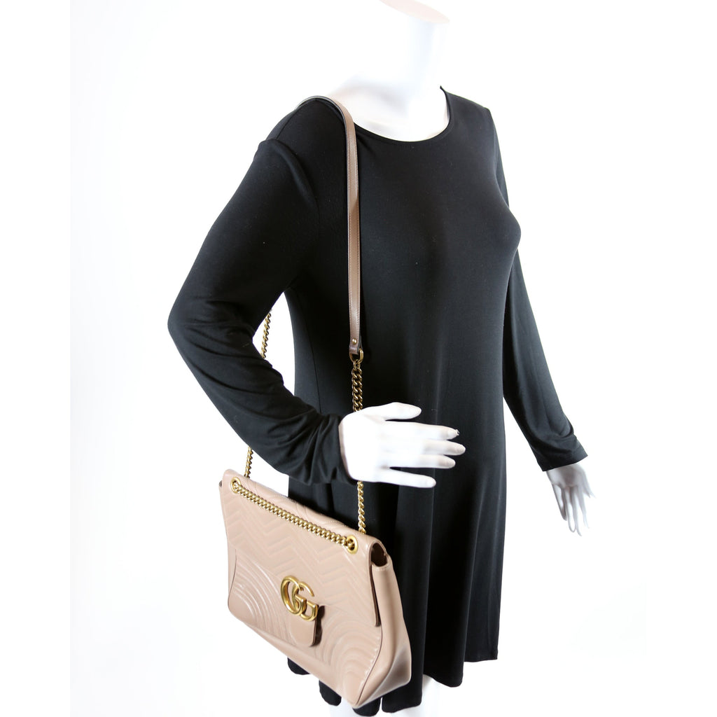 Gucci 498090 Marmont Large Beige