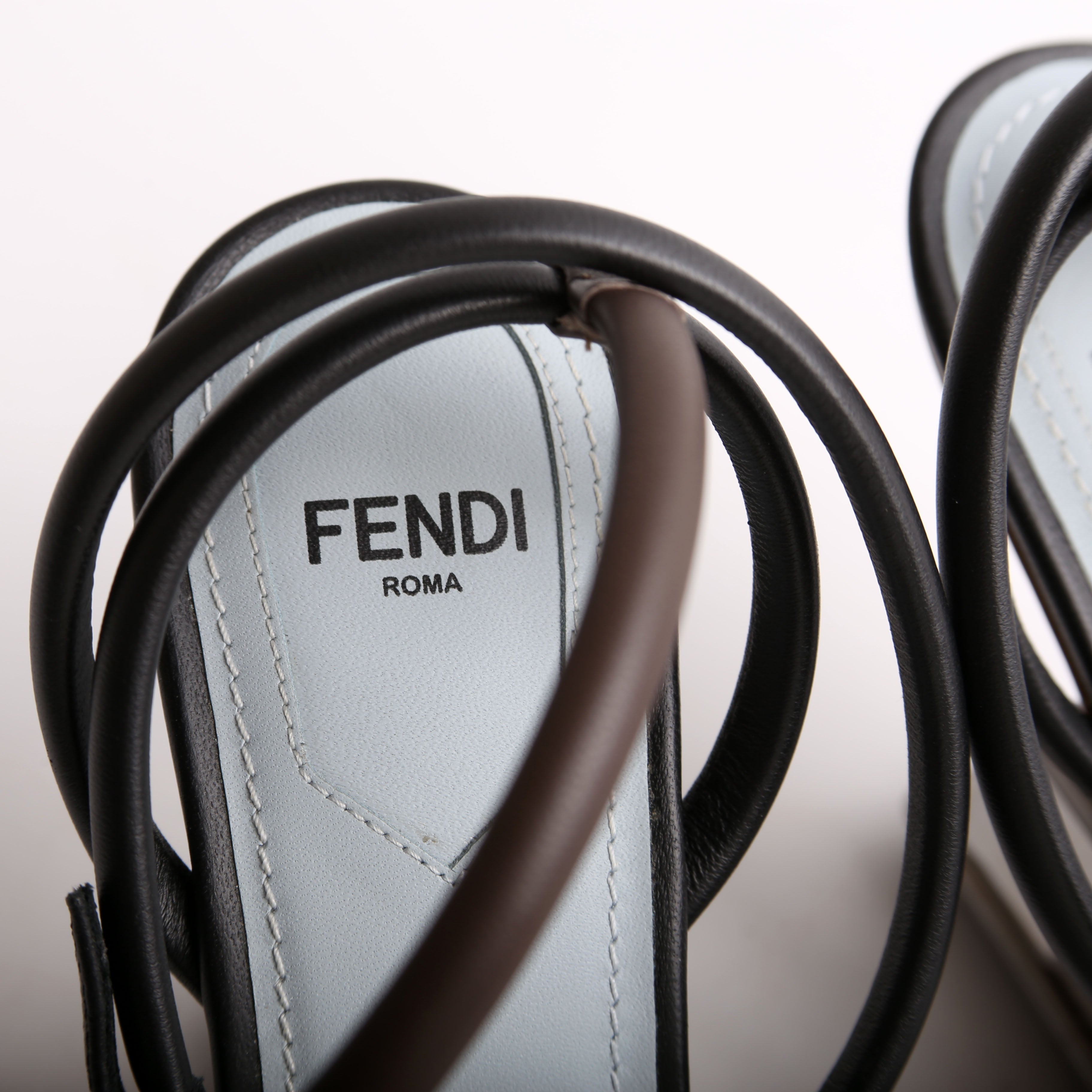 Fendi First 95MM Sandals Size 36