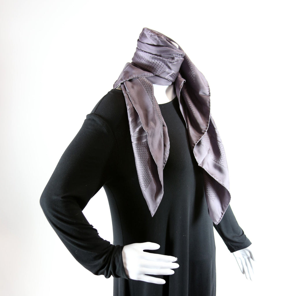 Carre Foulard Quadridge 90CM Silk Scarf