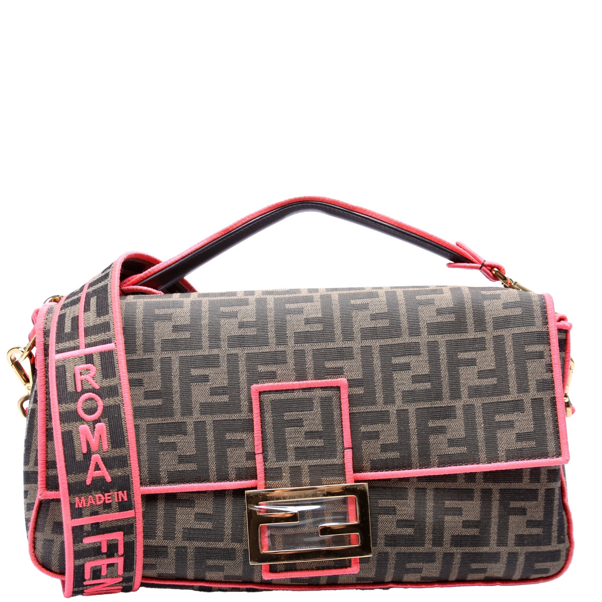 Fendi Baguette FF Roma 1974 Pink
