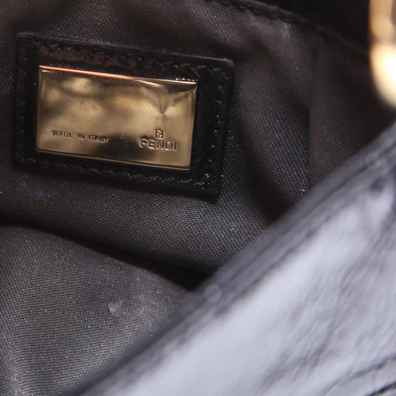 Crinkled Leather Mini Chef Hobo Black