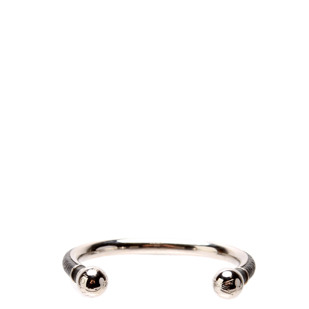 Jonc Eclipse Cuff Bracelet Size M Black/Silver