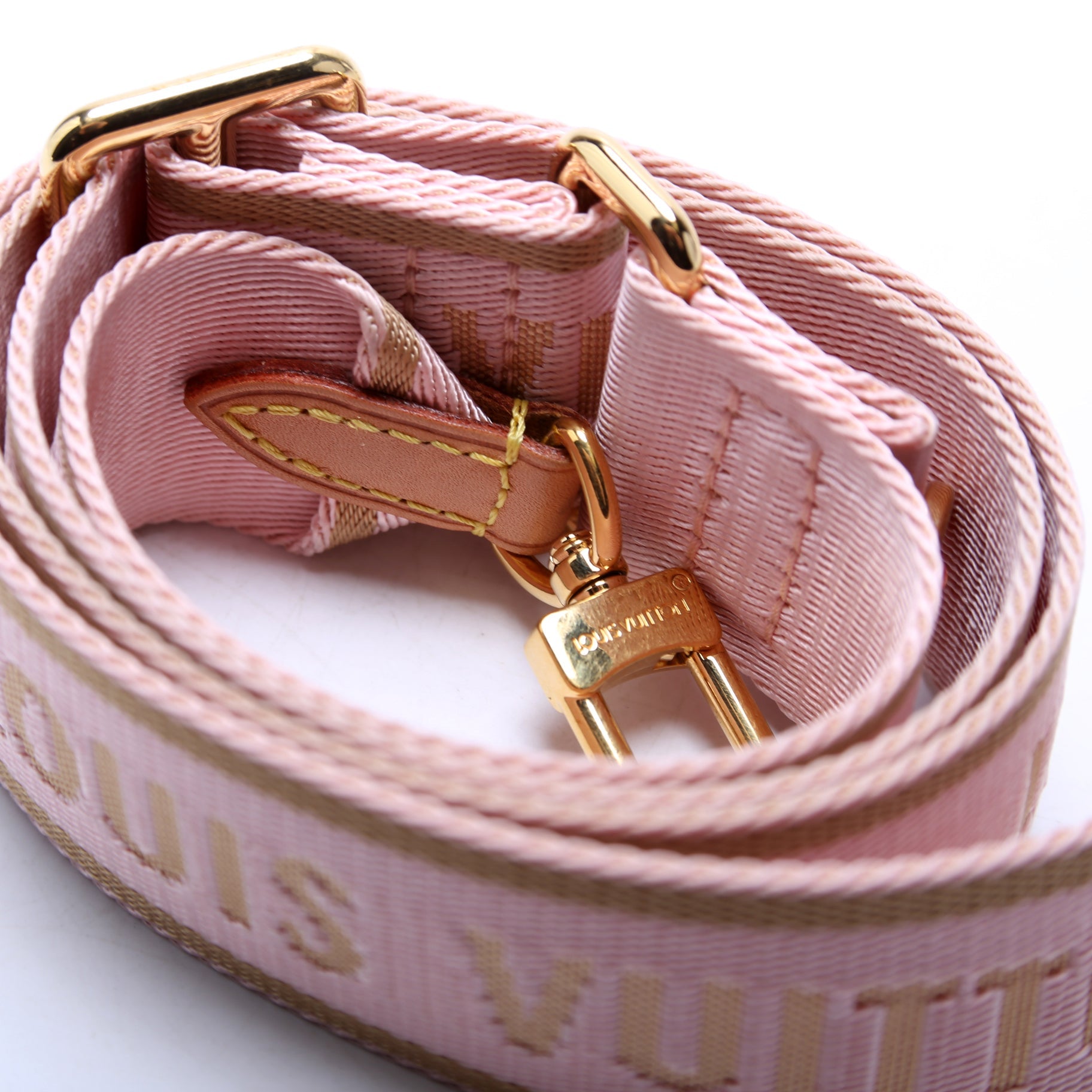 Multi Pochette Adjustable Strap Pink/Gold