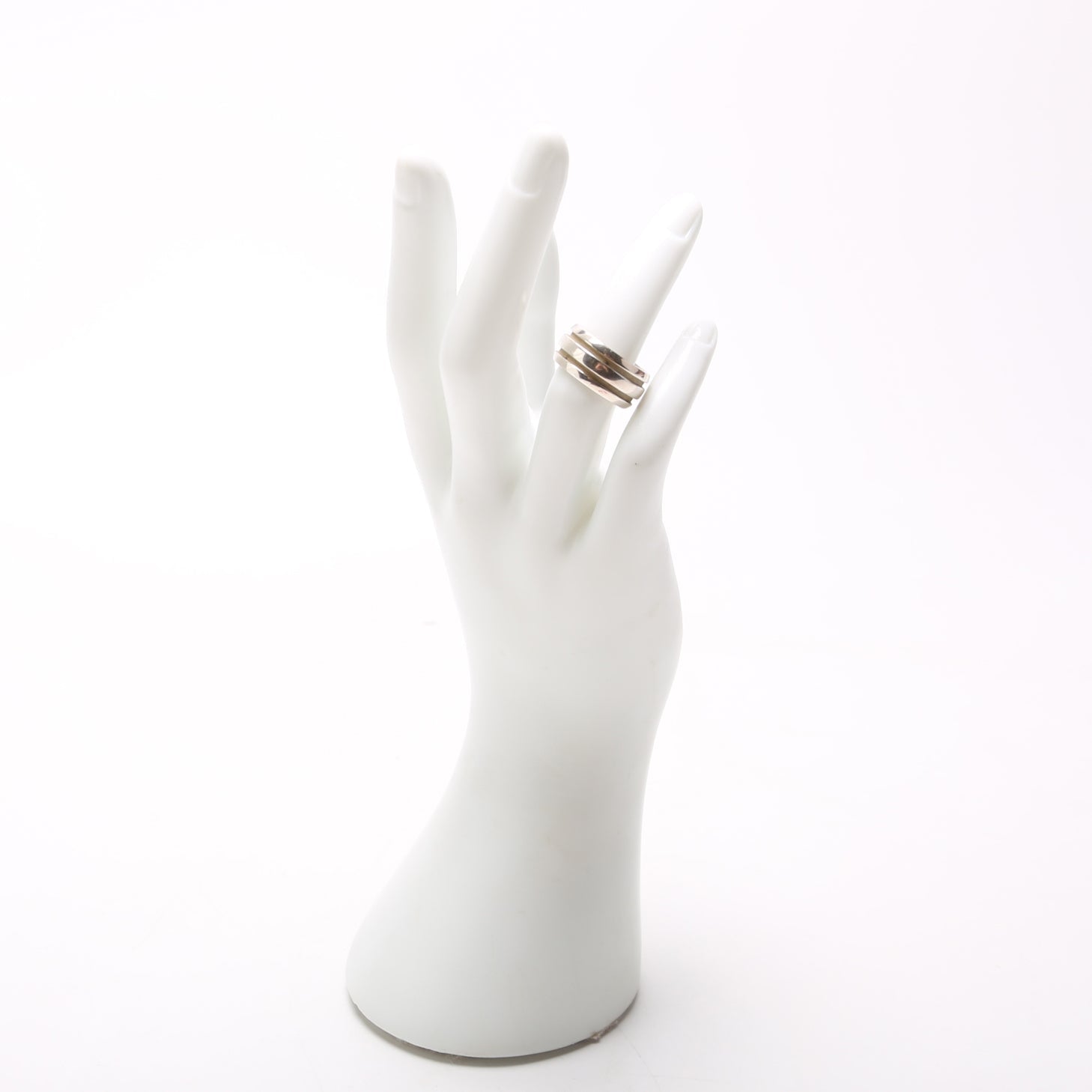Atlas Groove Ring 925 Size 4.5