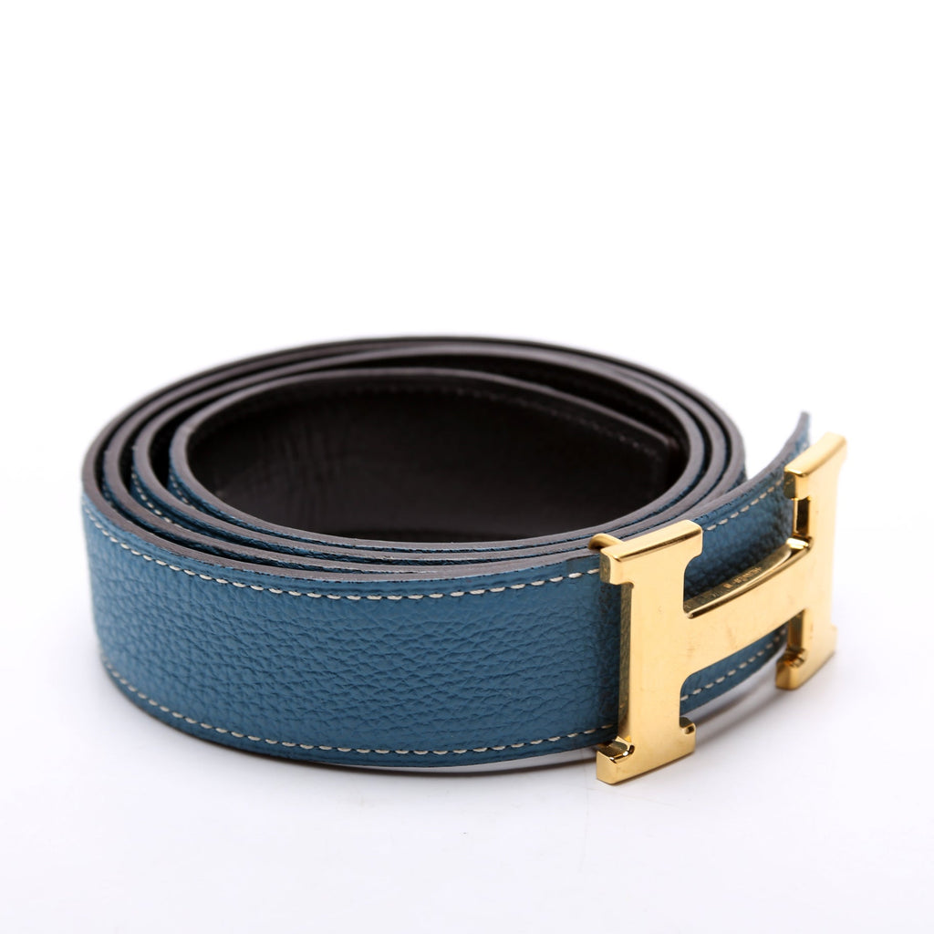 H Reversible Belt Size 100/40 Blue/Black