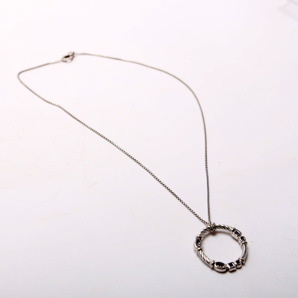 Confetti Pendant Necklace 925/PAVE
