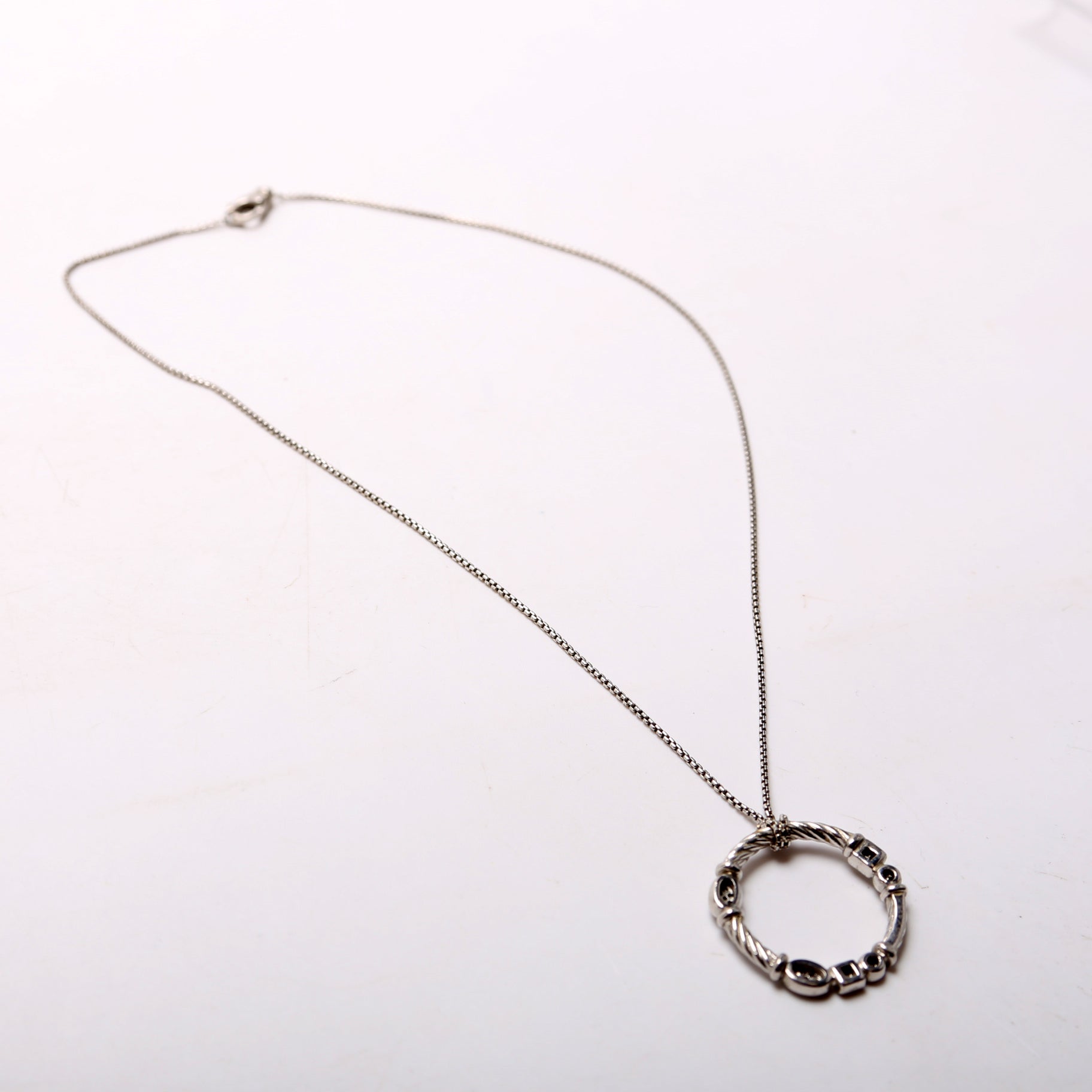 Confetti Pendant Necklace 925/PAVE