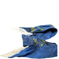 Printed Silk Twilly Scarf Blue/Multi