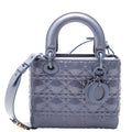Dior Lady Dior Medium Diamond Cannage Blue