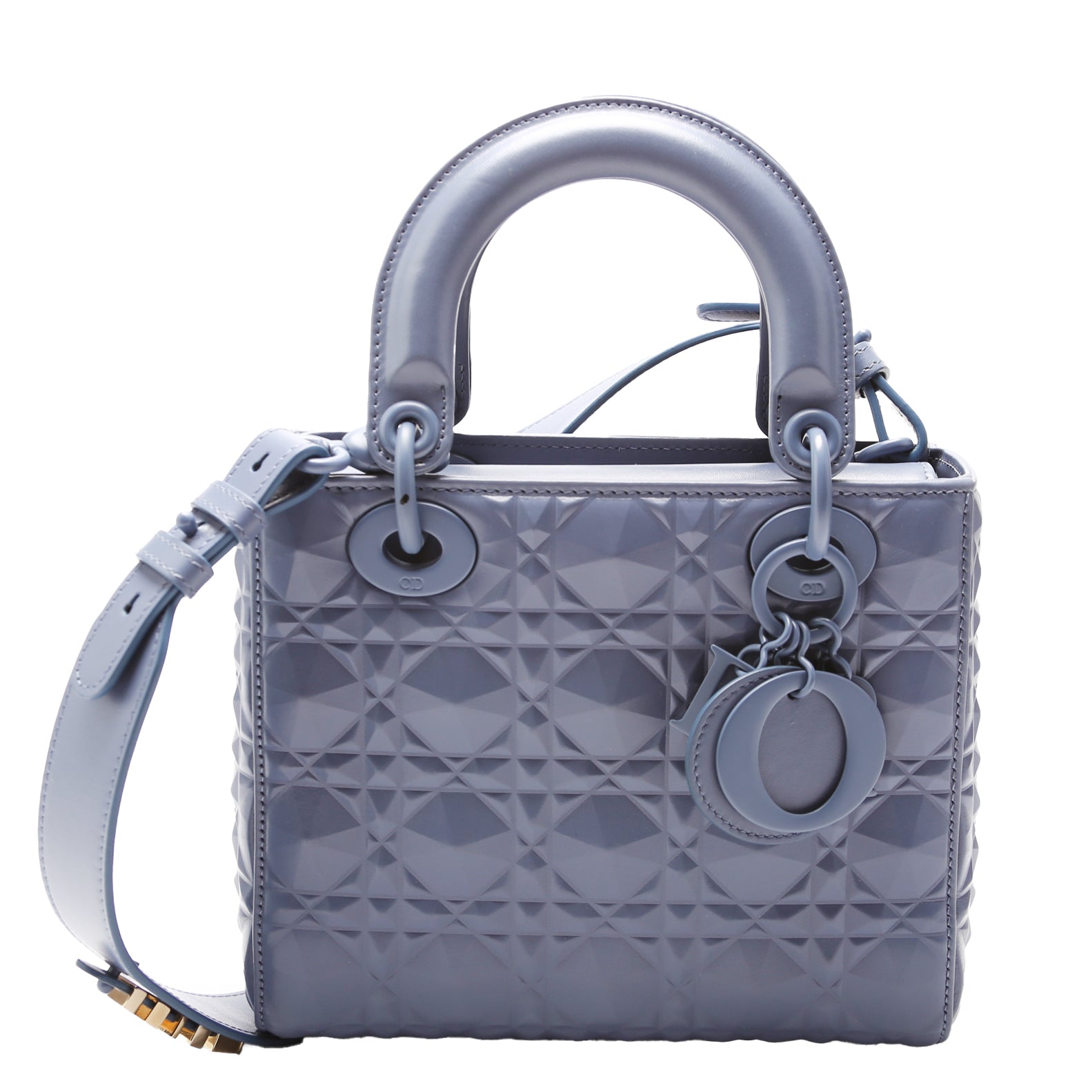 Dior Lady Dior Medium Diamond Cannage Blue