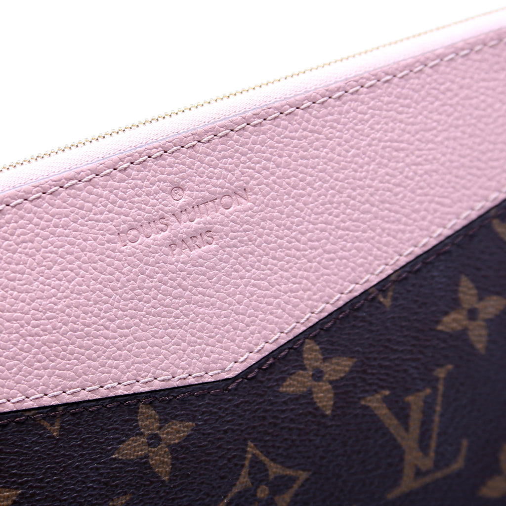 Daily Pouch Monogram Pink