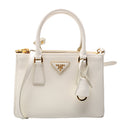1BA896 Saffiano Lux Small Galleria White