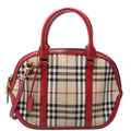 Haymarket Check Orchard Bowling Bag Medium Red