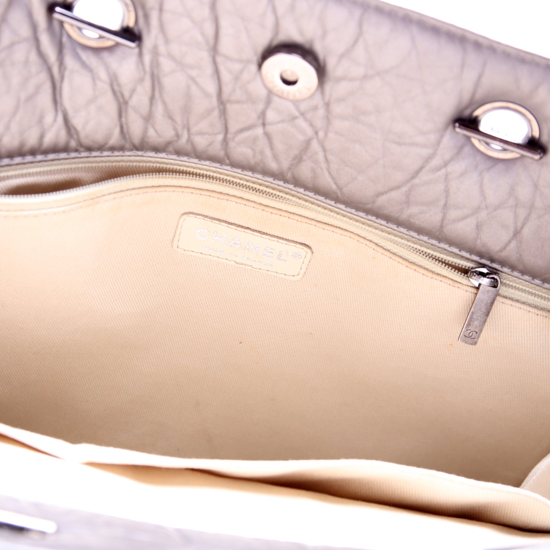 Reissue Tall Tote Quilted Aged Calfskin 14M Silver