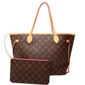 Neverfull With Wallet MM Monogram Pink