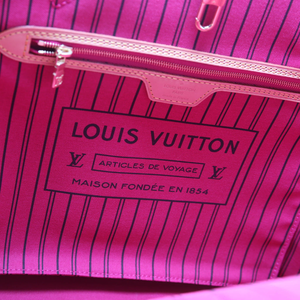 Neverfull With Wallet MM Monogram Pink