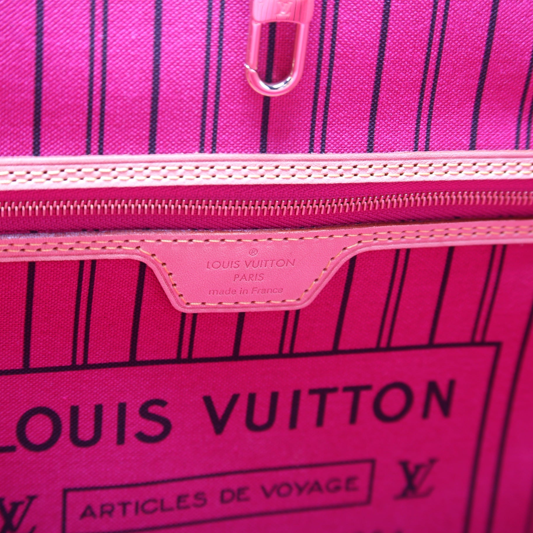 Neverfull With Wallet MM Monogram Pink