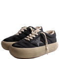 Space-Star Nylon/Shearling Sneakers Size 36