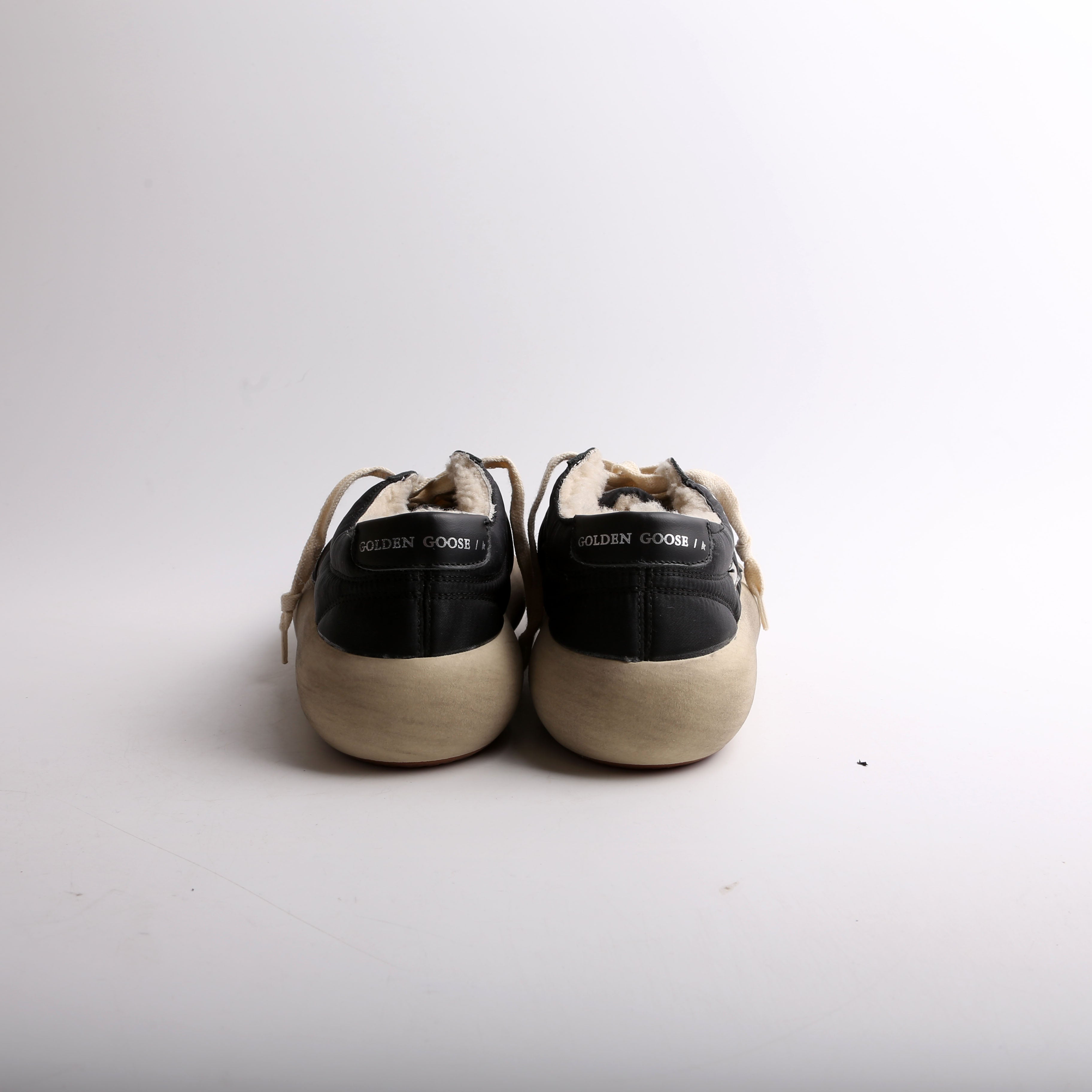 Space-Star Nylon/Shearling Sneakers Size 36