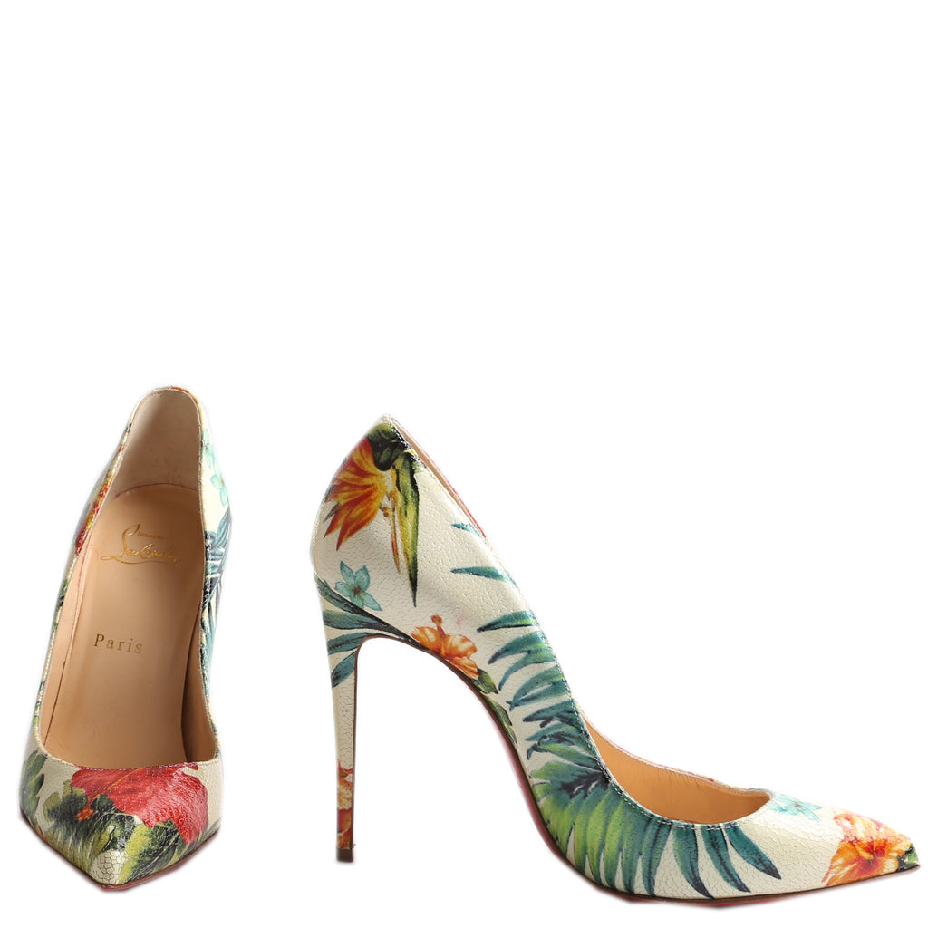 Crackled Hawaiian Pigalle Follies 100 Size 37.5