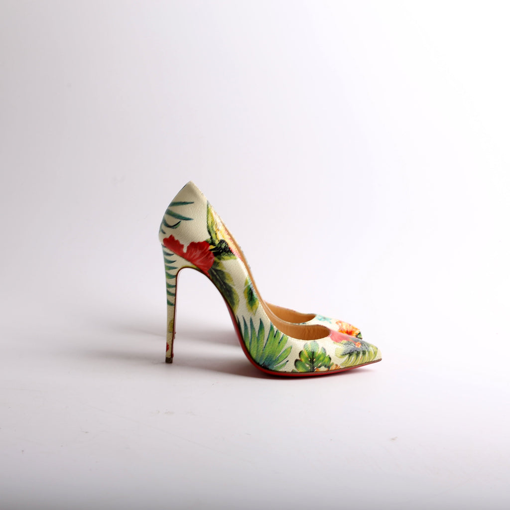 Crackled Hawaiian Pigalle Follies 100 Size 37.5