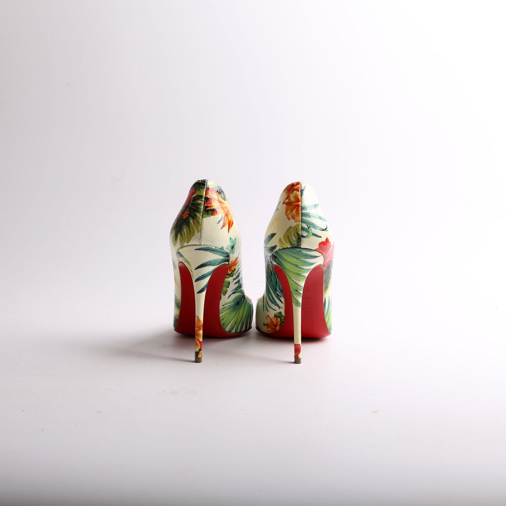 Crackled Hawaiian Pigalle Follies 100 Size 37.5