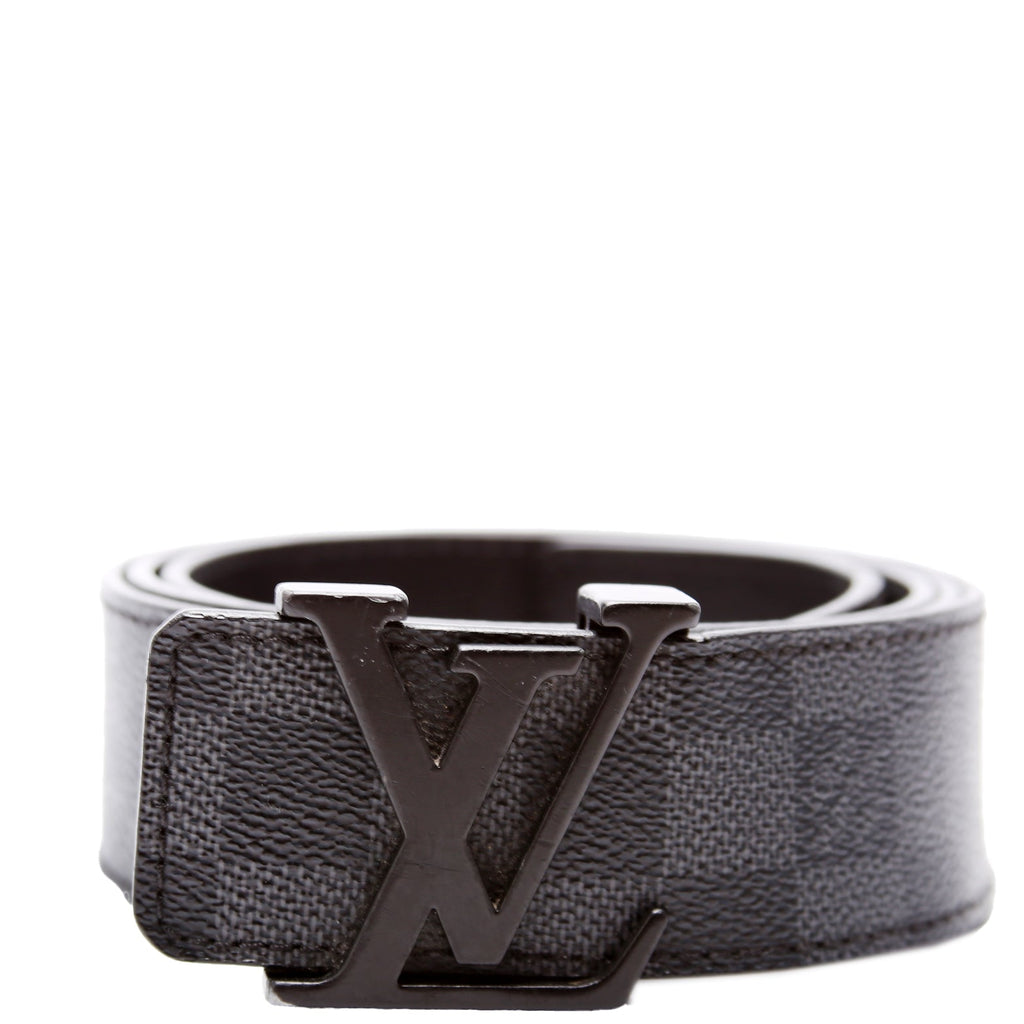 LV Initiales 40MM Graphite Belt Size 100/40