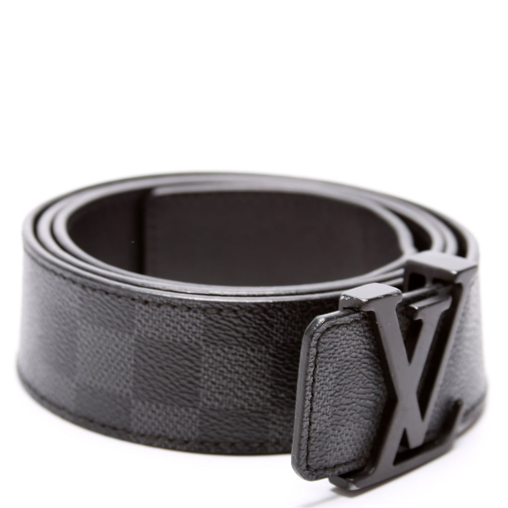 LV Initiales 40MM Graphite Belt Size 100/40