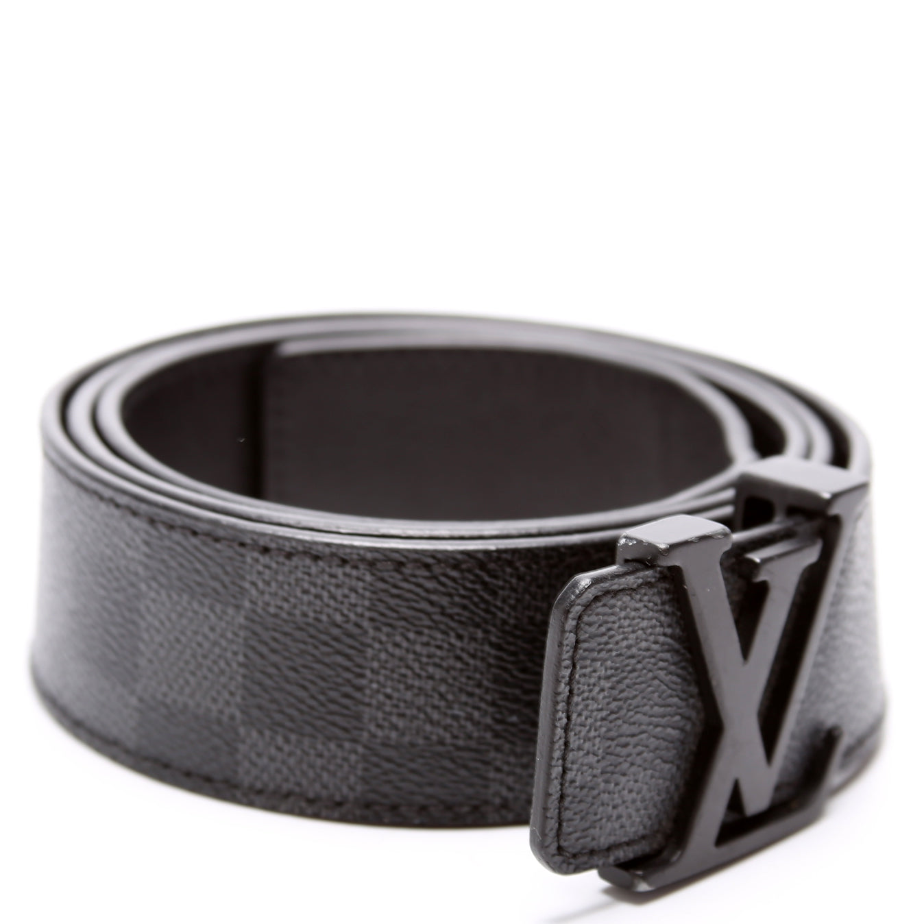 LV Initiales 40MM Graphite Belt Size 100/40