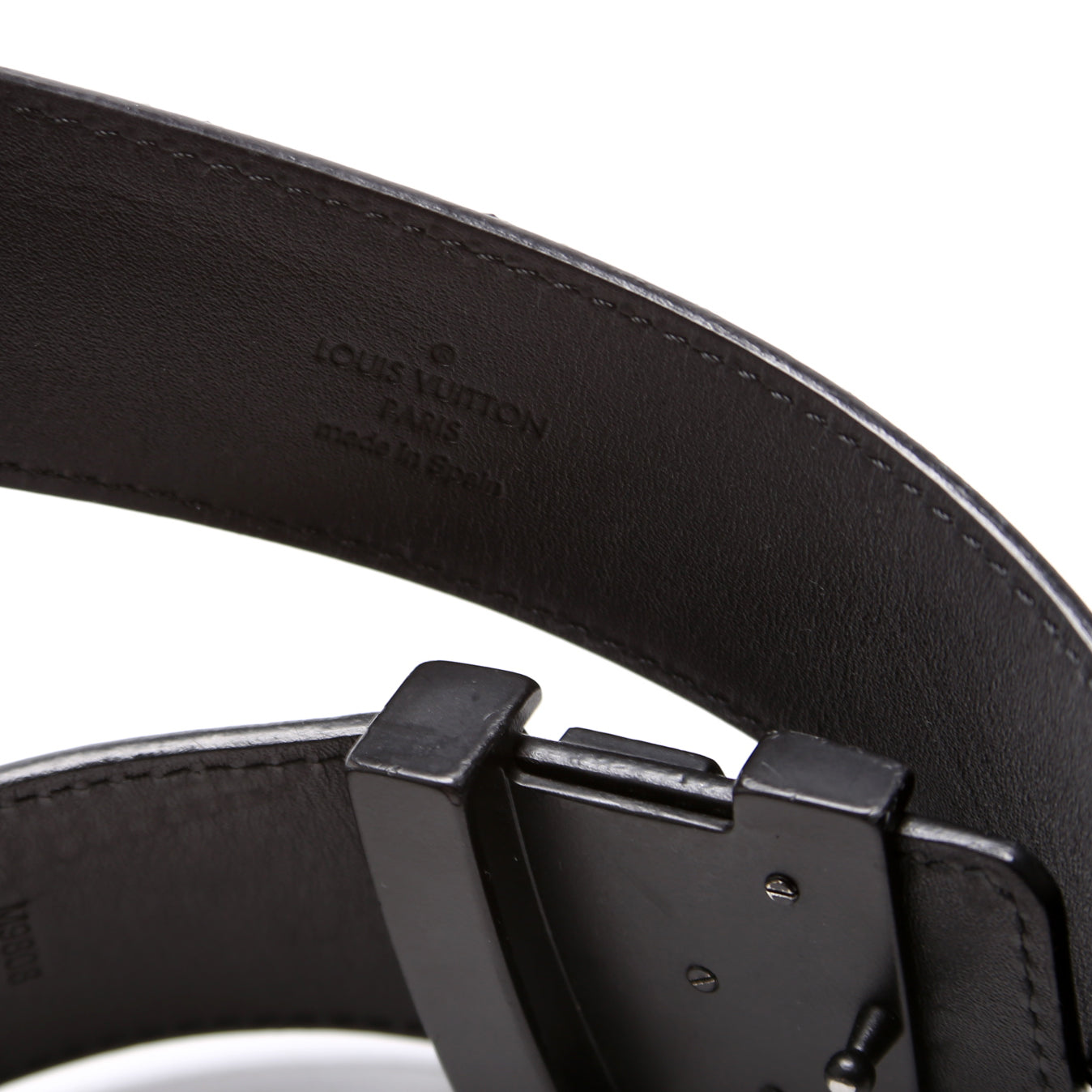 LV Initiales 40MM Graphite Belt Size 100/40