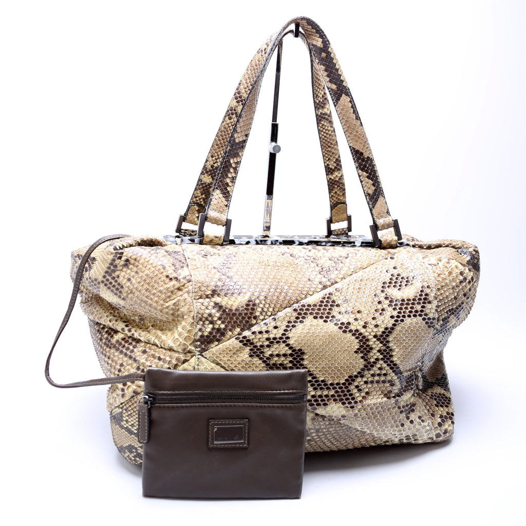 Python Satchel Snakeskin