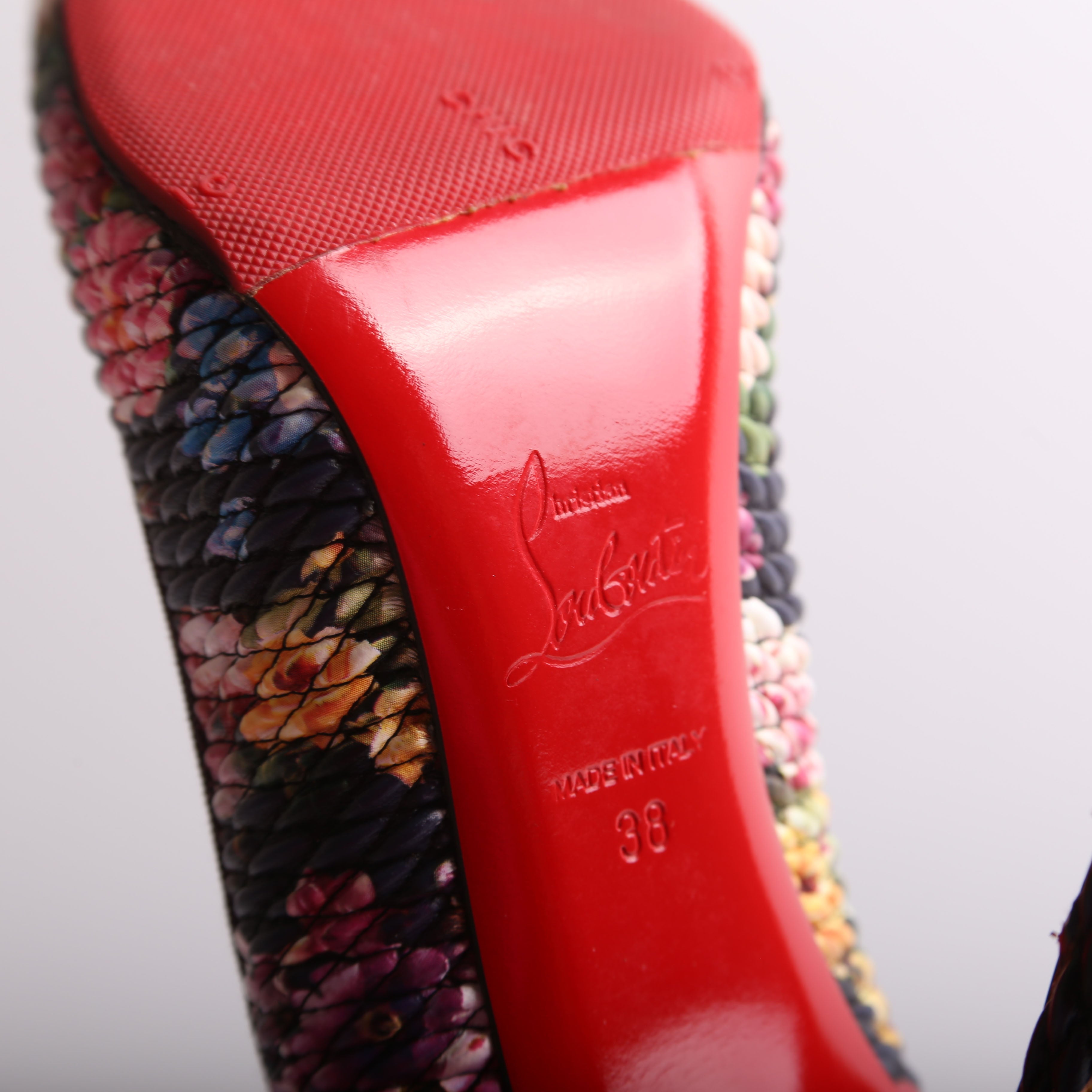 Pigalle Follies Floral Tissu 120 Pumps Size 38