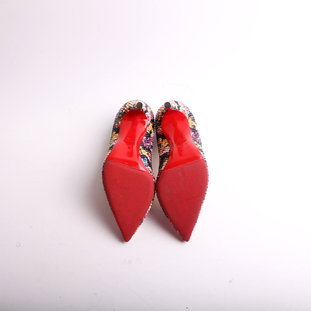 Pigalle Follies Floral Tissu 120 Pumps Size 38