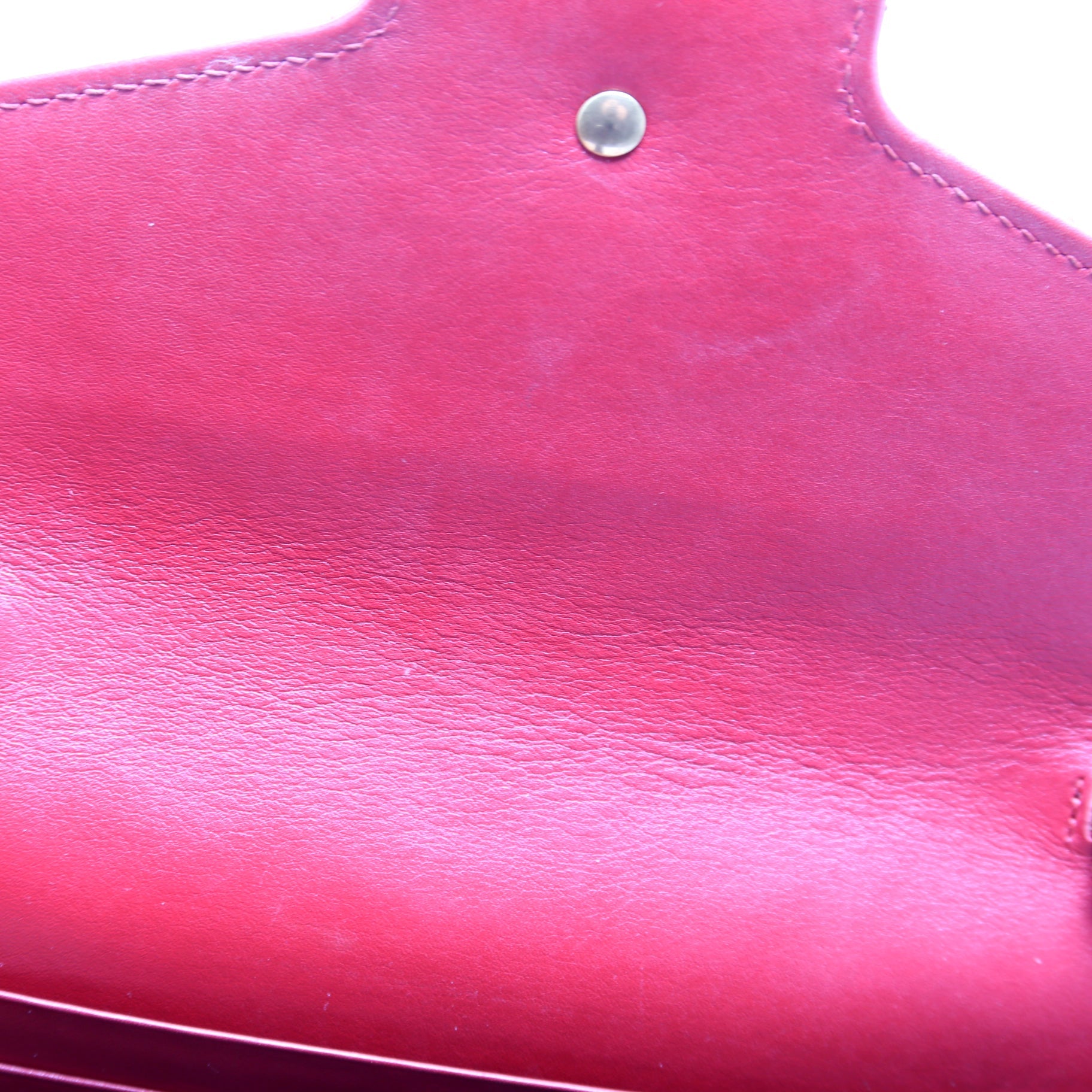 474575 Marmont Chain Wallet Red