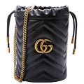 575163 Marmont Mini Bucket Black