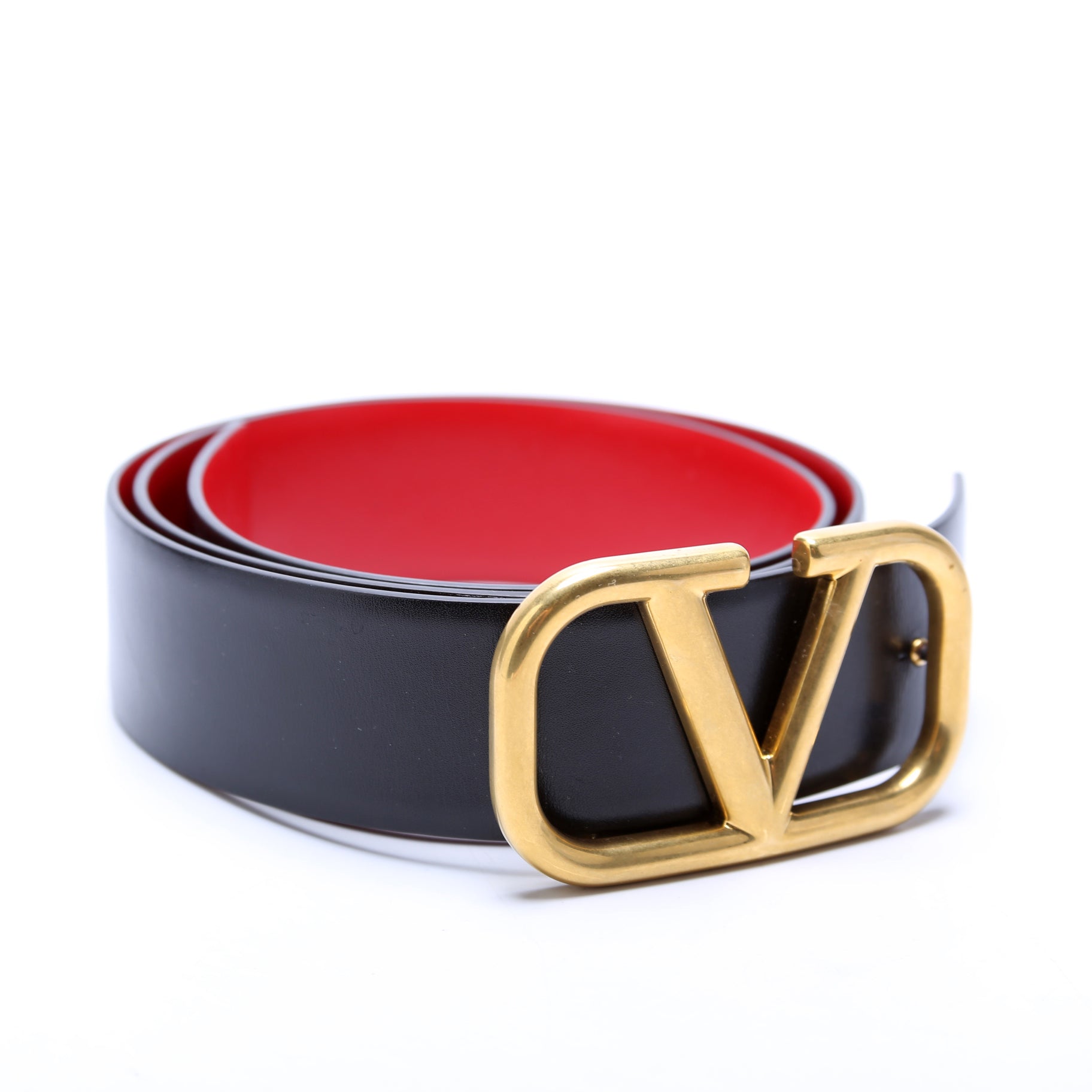 Vlogo Signature 40MM Reversible Belt Size 90/36 Black