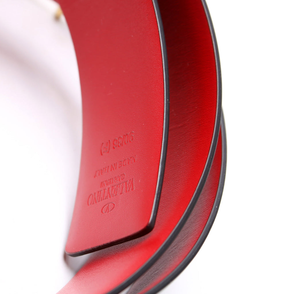 Vlogo Signature 40MM Reversible Belt Size 90/36 Black