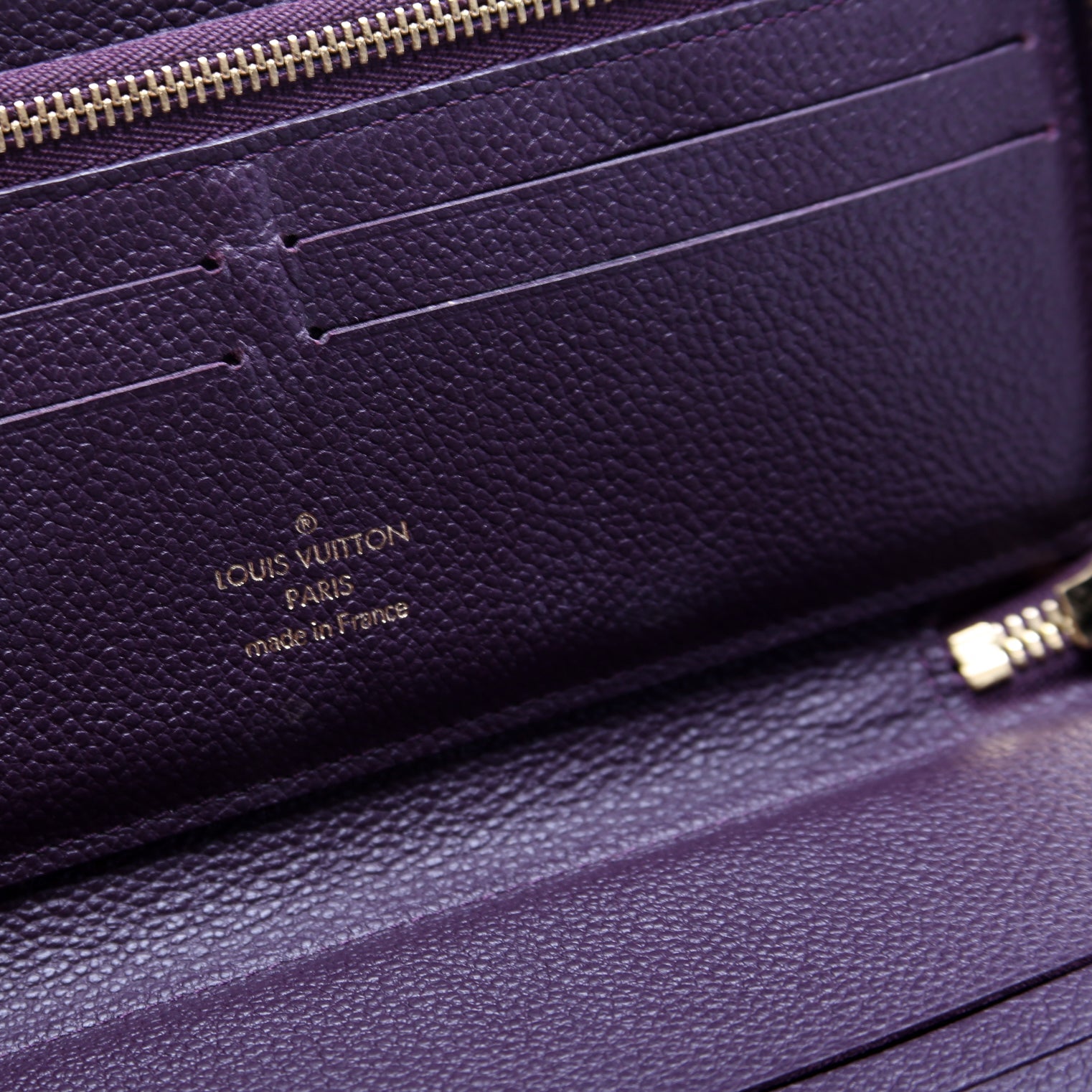 Secret Zippy Wallet Empreinte Purple
