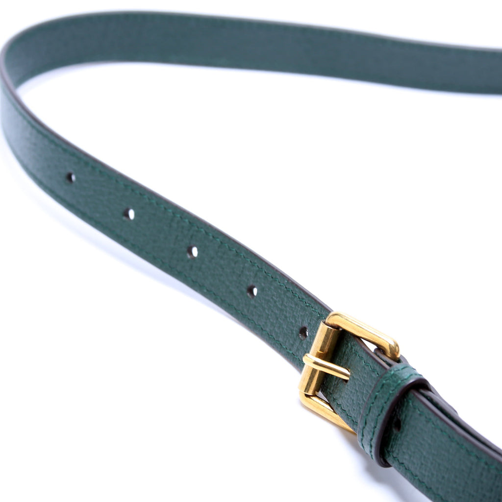 751914 GG Supreme Canvas Mini Shoulder Bag Green